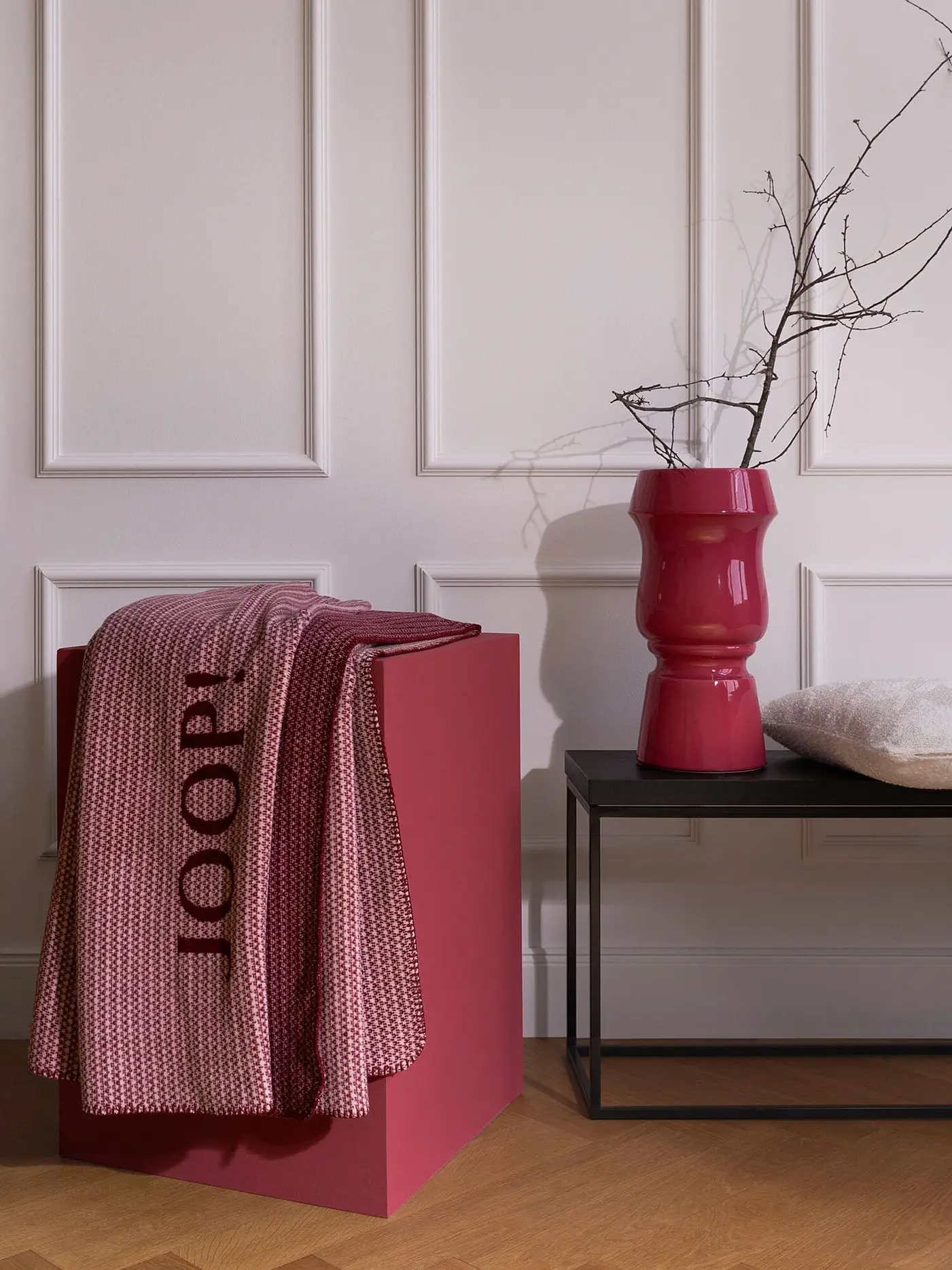 JOOP | Wohndecke WOVEN 150x200cm Rouge | 